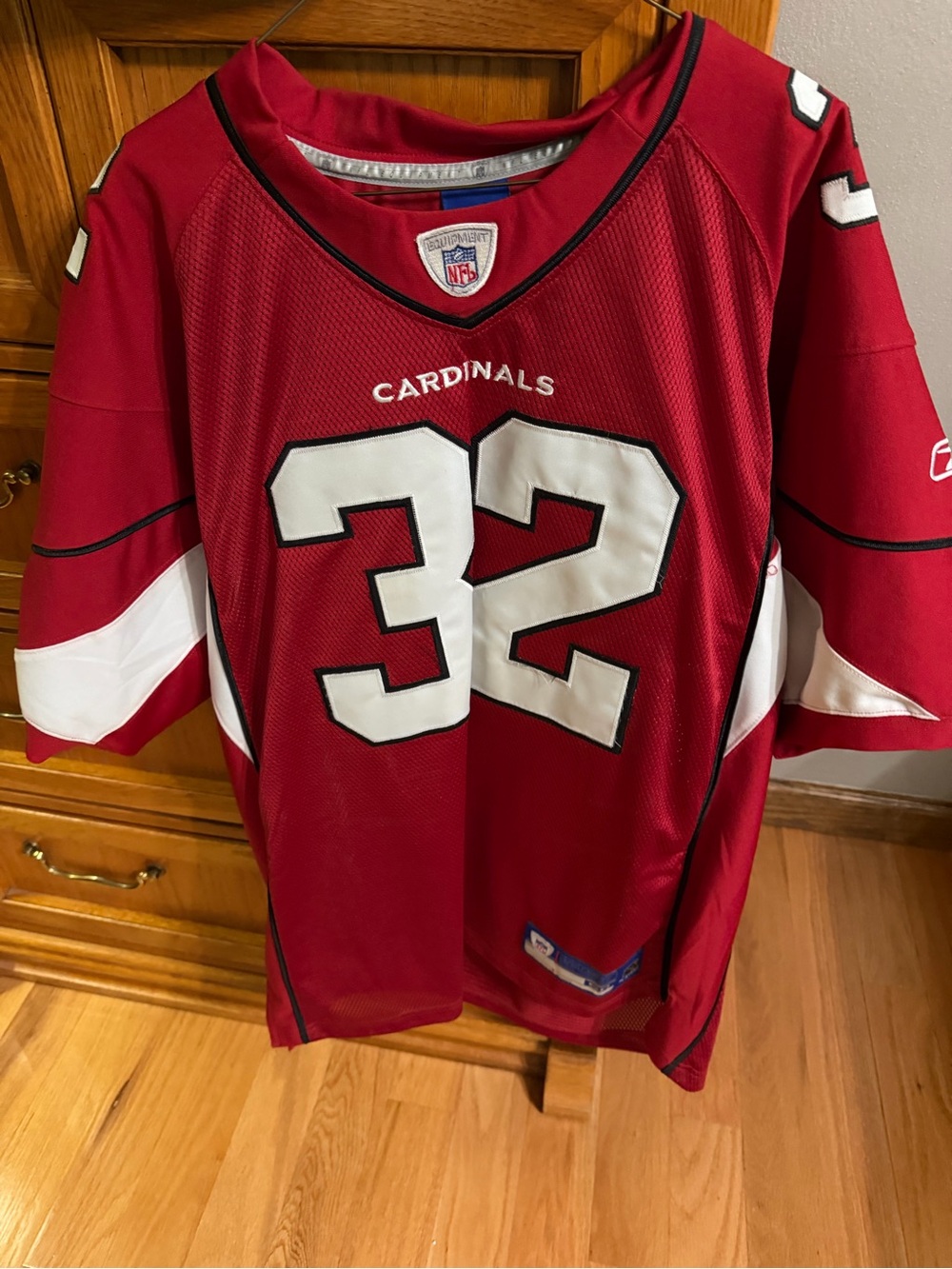 NFL Arizona Cardinals Red and White #32 Jersey